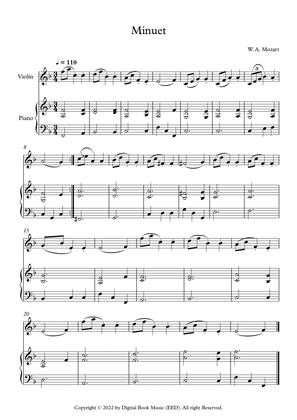 Minuet (In F Major) - Wolfgang Amadeus Mozart (Violin + Piano)
