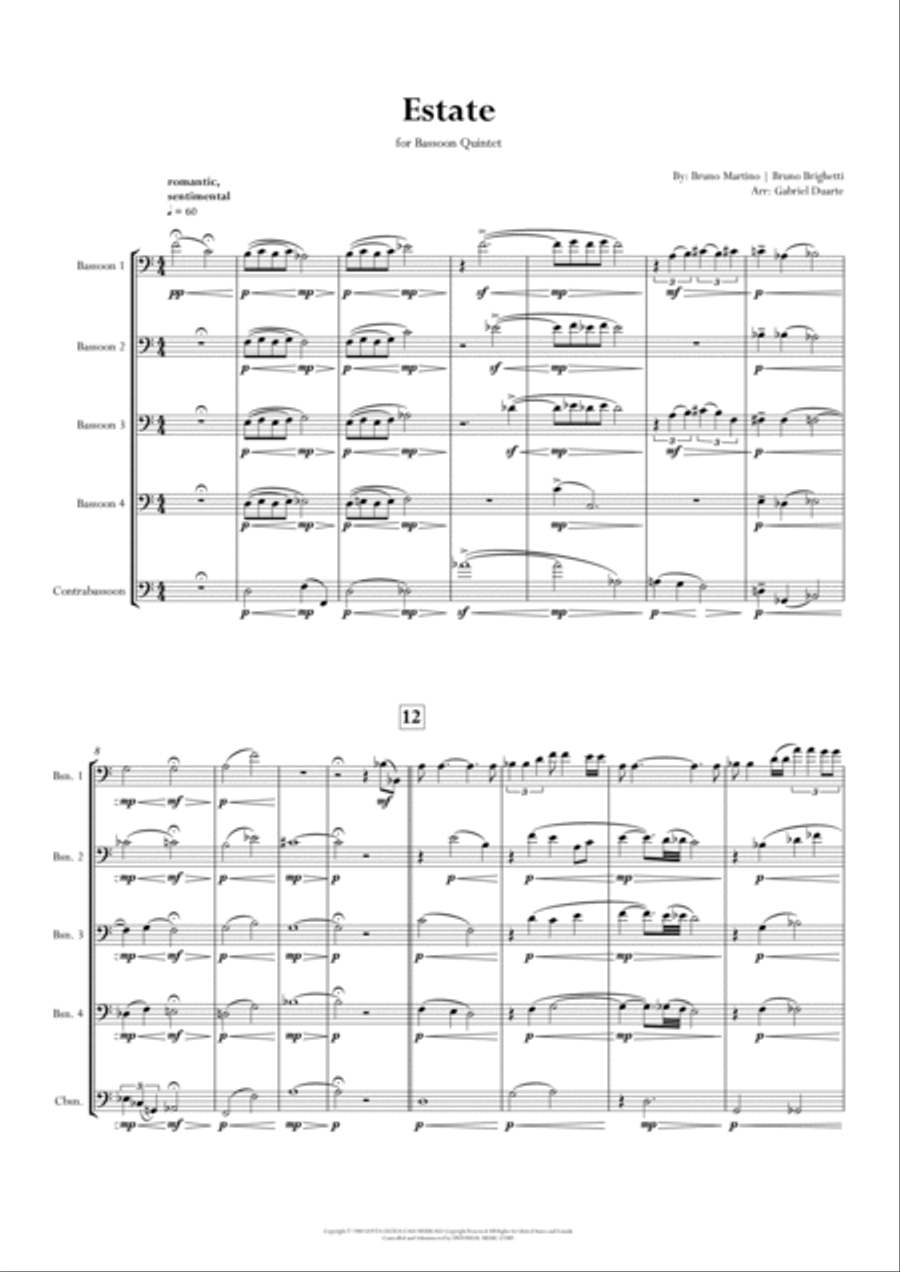 Estate Woodwind Quintet scores gallery preview page 2