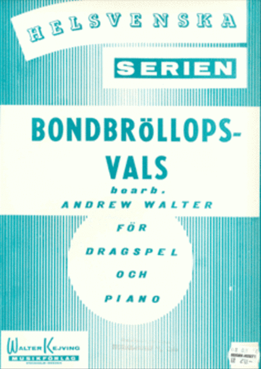 Bondbrollopsvals Accordion scores gallery preview page 1
