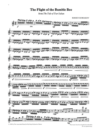 The Flight of the Bumble Bee from Graded Music for Tuned Percussion, Book IV