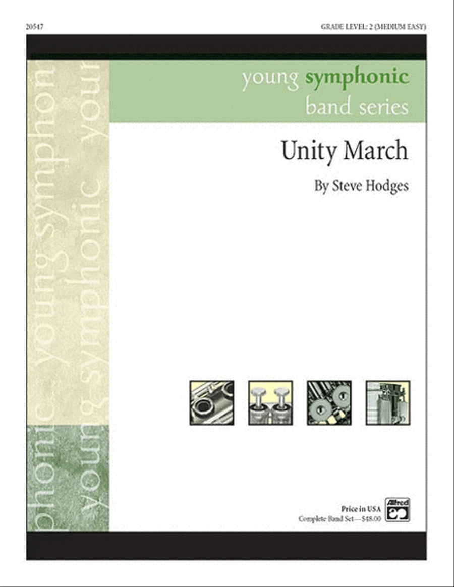 Unity March Concert Band scores gallery preview page 1