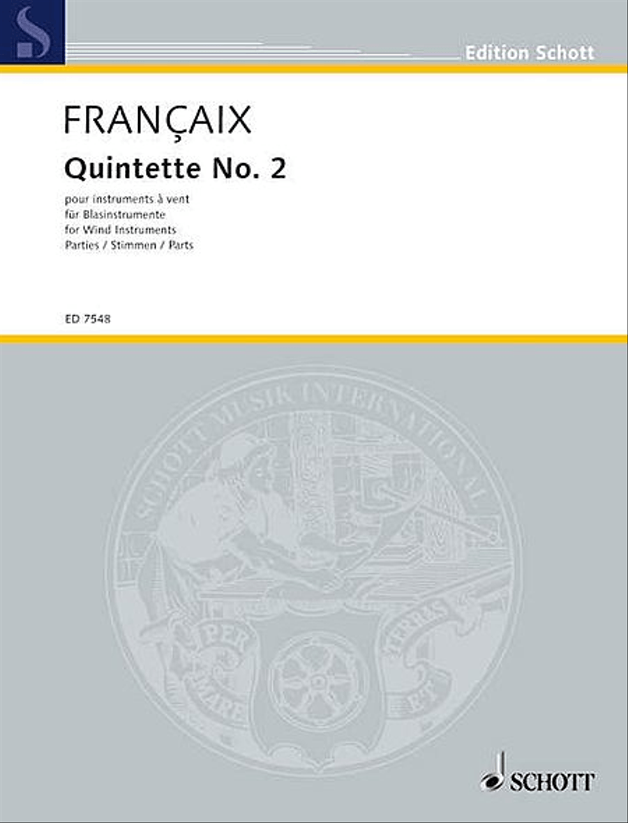 Wind Quintet No. 2 Woodwind Quintet scores gallery preview page 1
