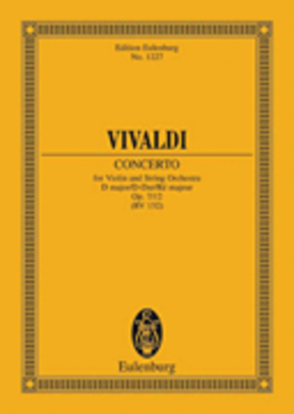 Concerto D Major op. 7/12 RV 214 / PV 152