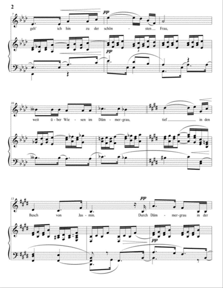 Traum durch die Dämmerung, Op. 29 no. 1 (E major)