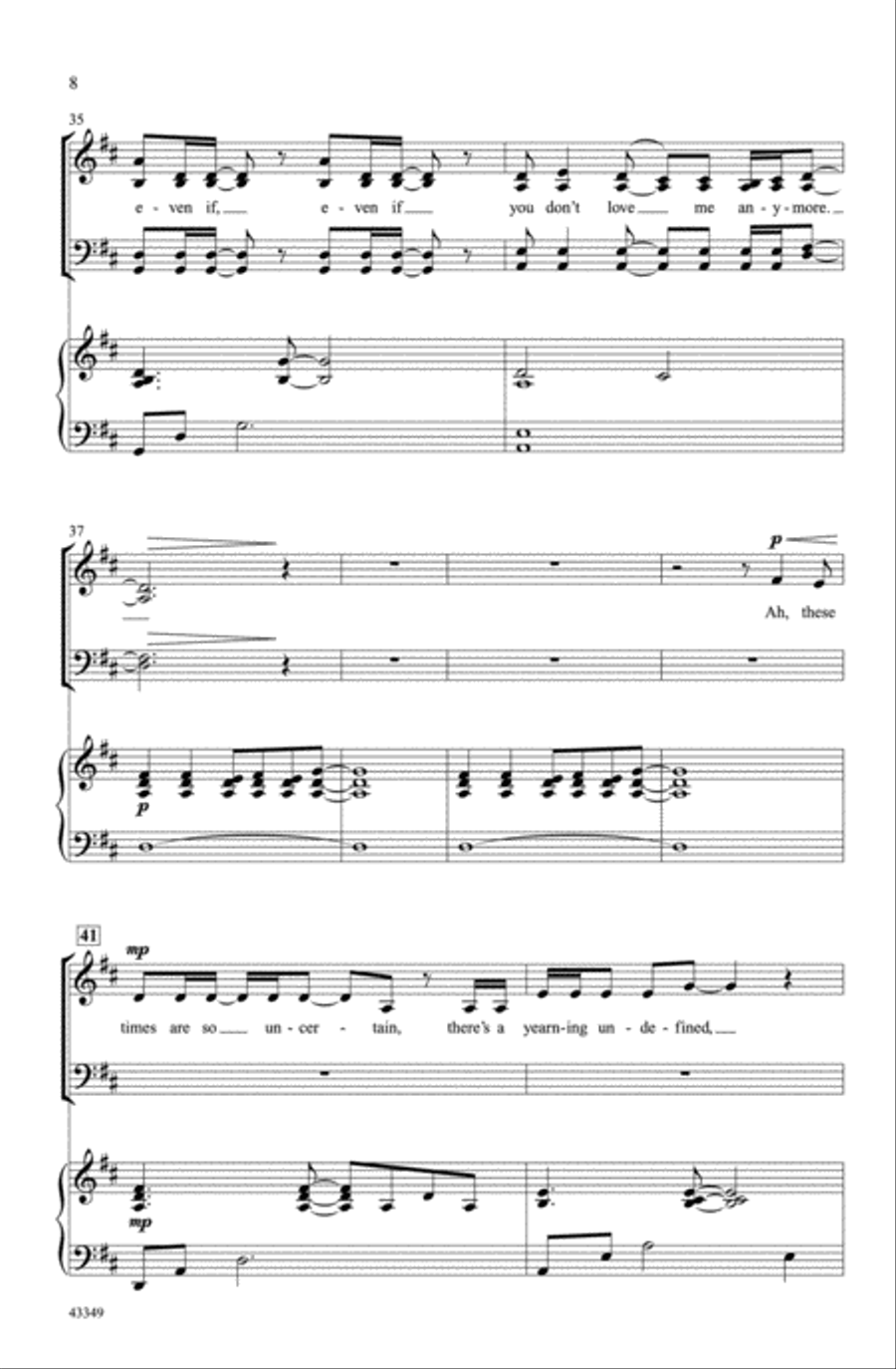 The Heart of the Matter Choir scores gallery preview page 6