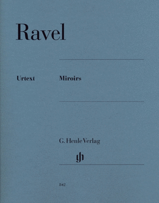 Book cover for Ravel - Miroirs Complete Urtext