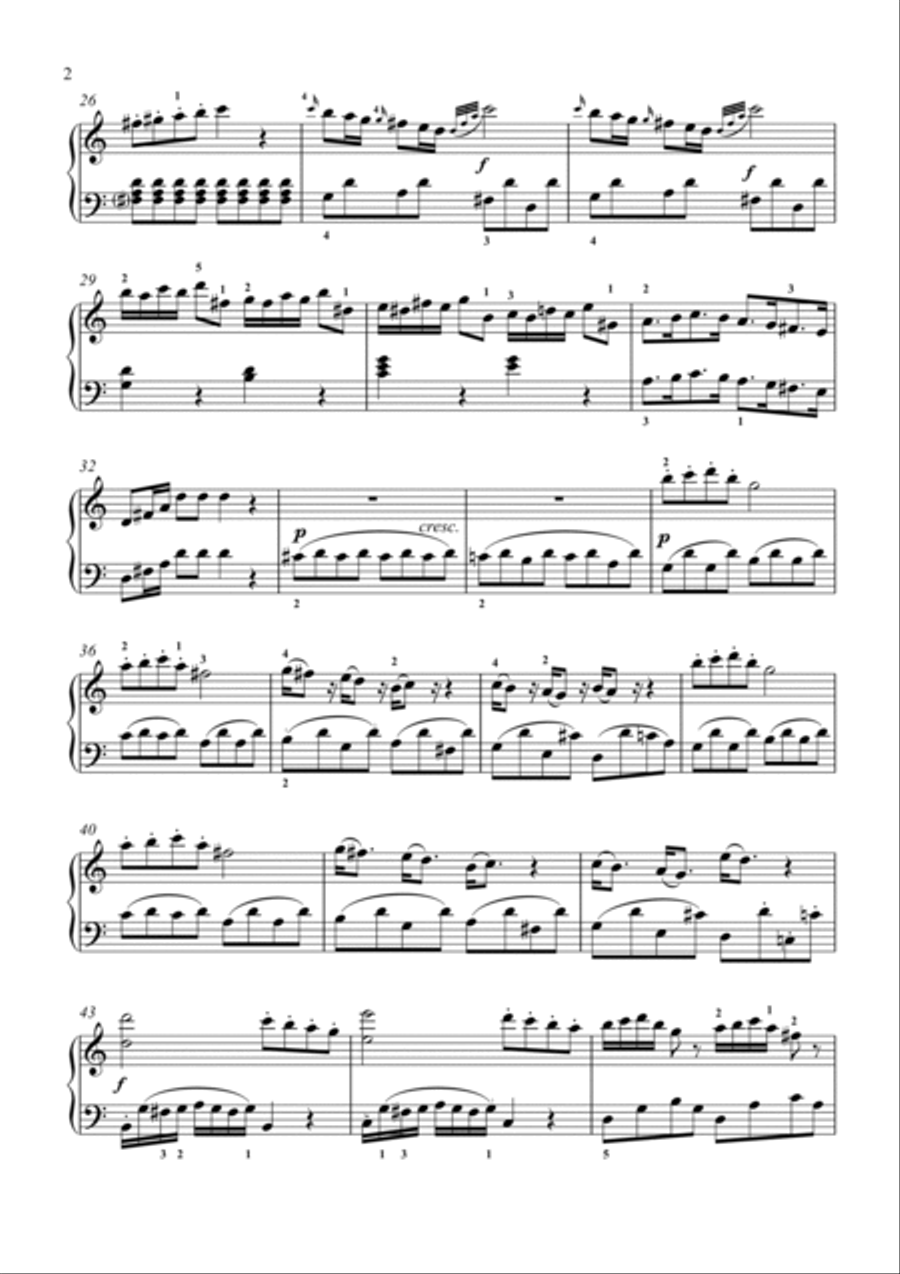 Mozart-Piano Sonata No.7 in C major, K.309 Piano Solo scores gallery preview page 3