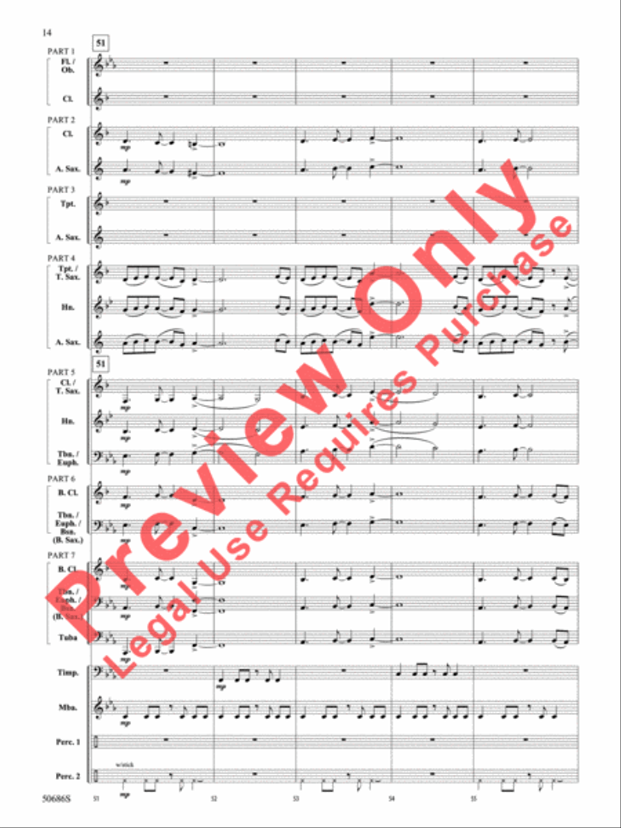 Tripwire Concert Band scores gallery preview page 15