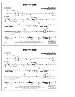 Fight Song (arr. Paul Murtha) - Aux Percussion