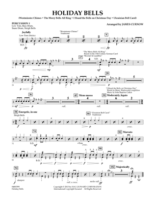 Holiday Bells - Percussion 1
