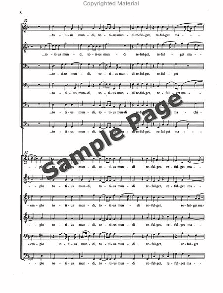 Virtute magna Virtute magna Mixed Choir scores gallery preview page 9