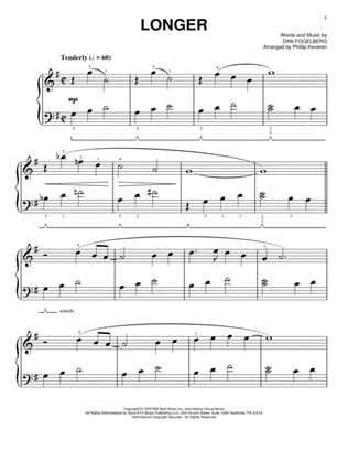 Longer [Classical version] (arr. Phillip Keveren)