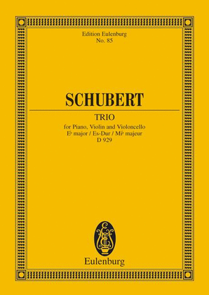 Book cover for Piano Trio Eb major