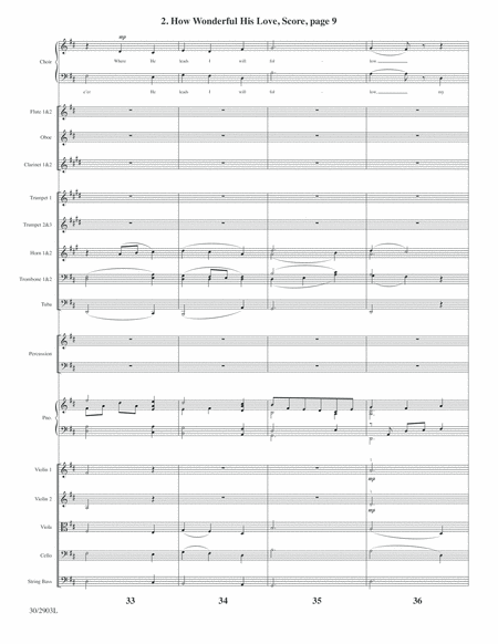 Wondrous Love - Full Orchestra Score