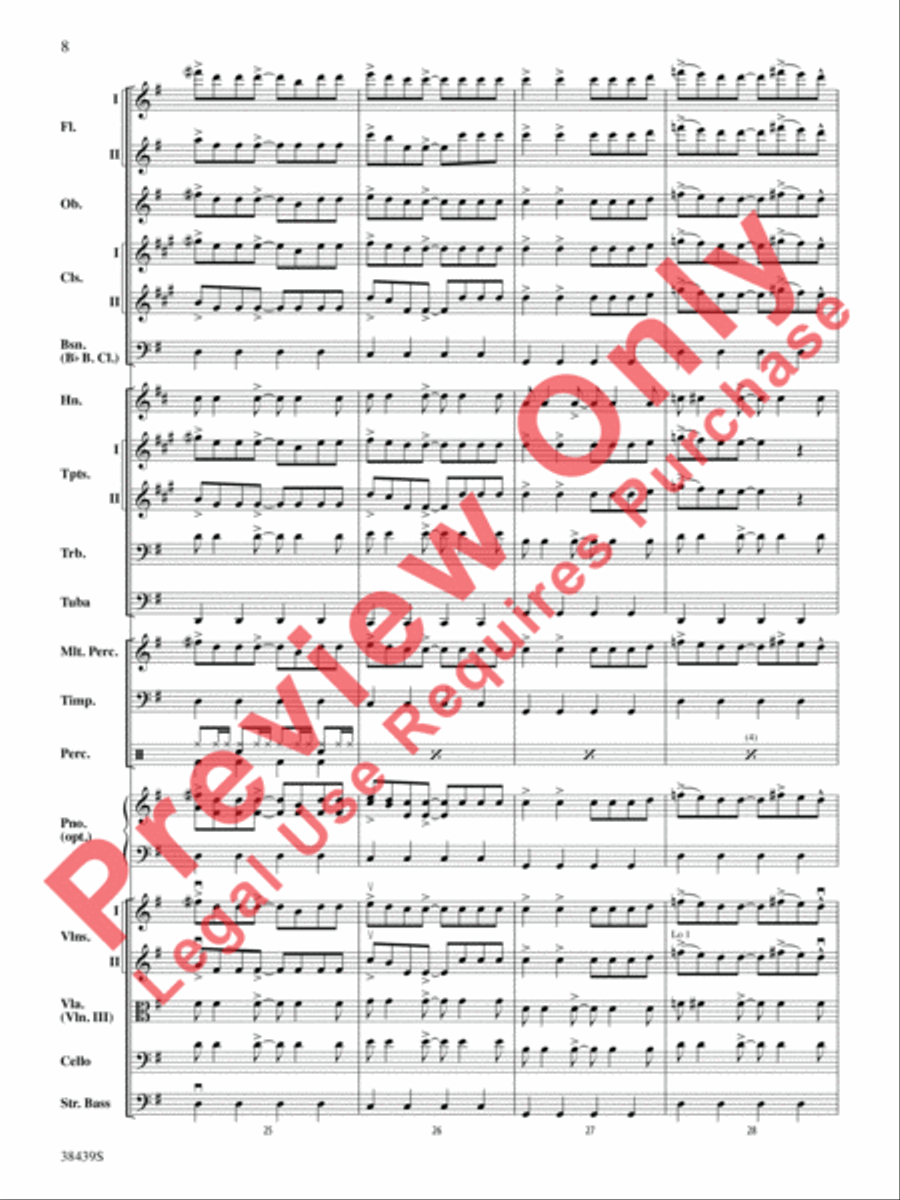 Born This Way Full Orchestra scores gallery preview page 9