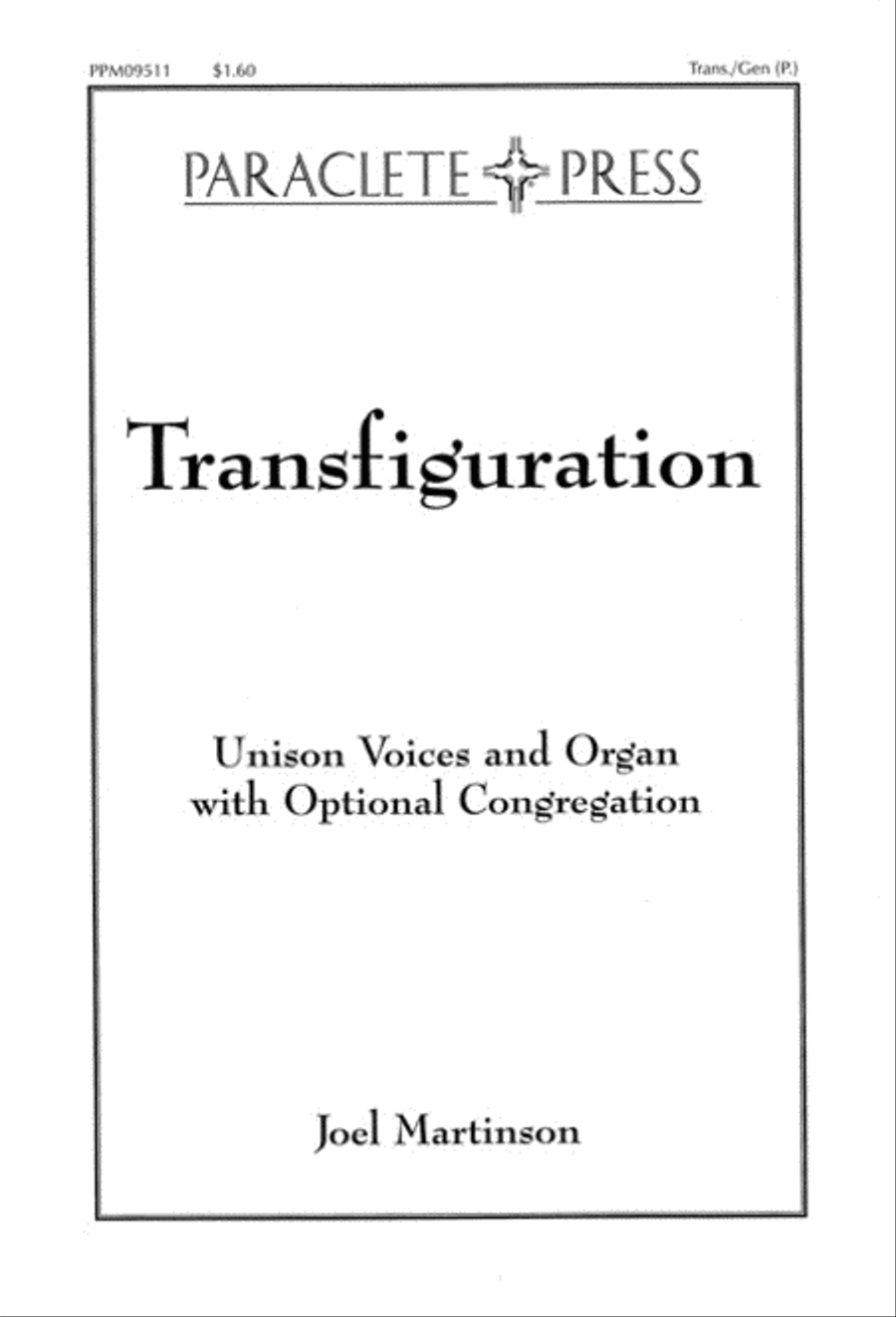 Transfiguration Unison Choir scores gallery preview page 1