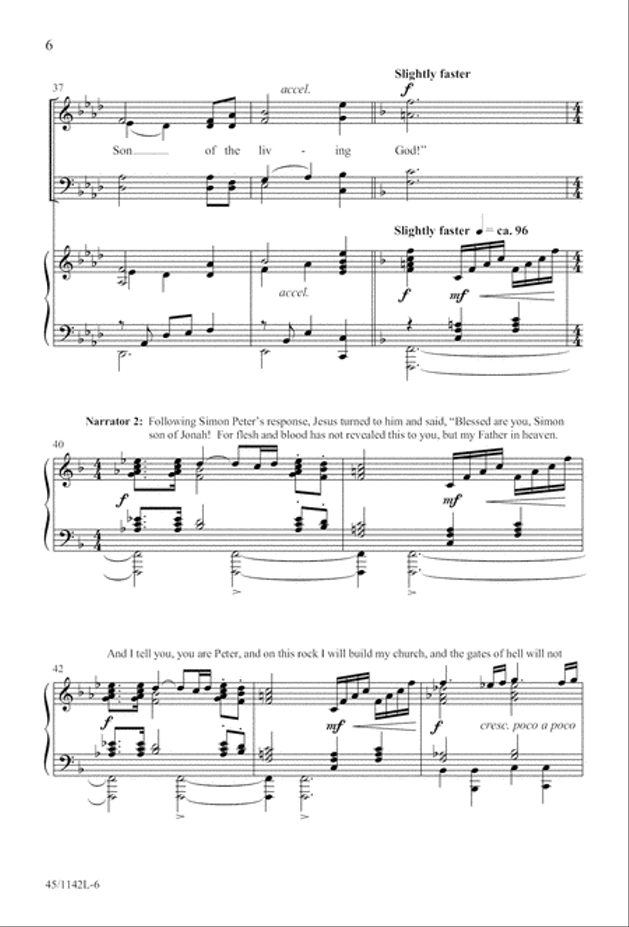 The Church's One Foundation 4-Part scores gallery preview page 8