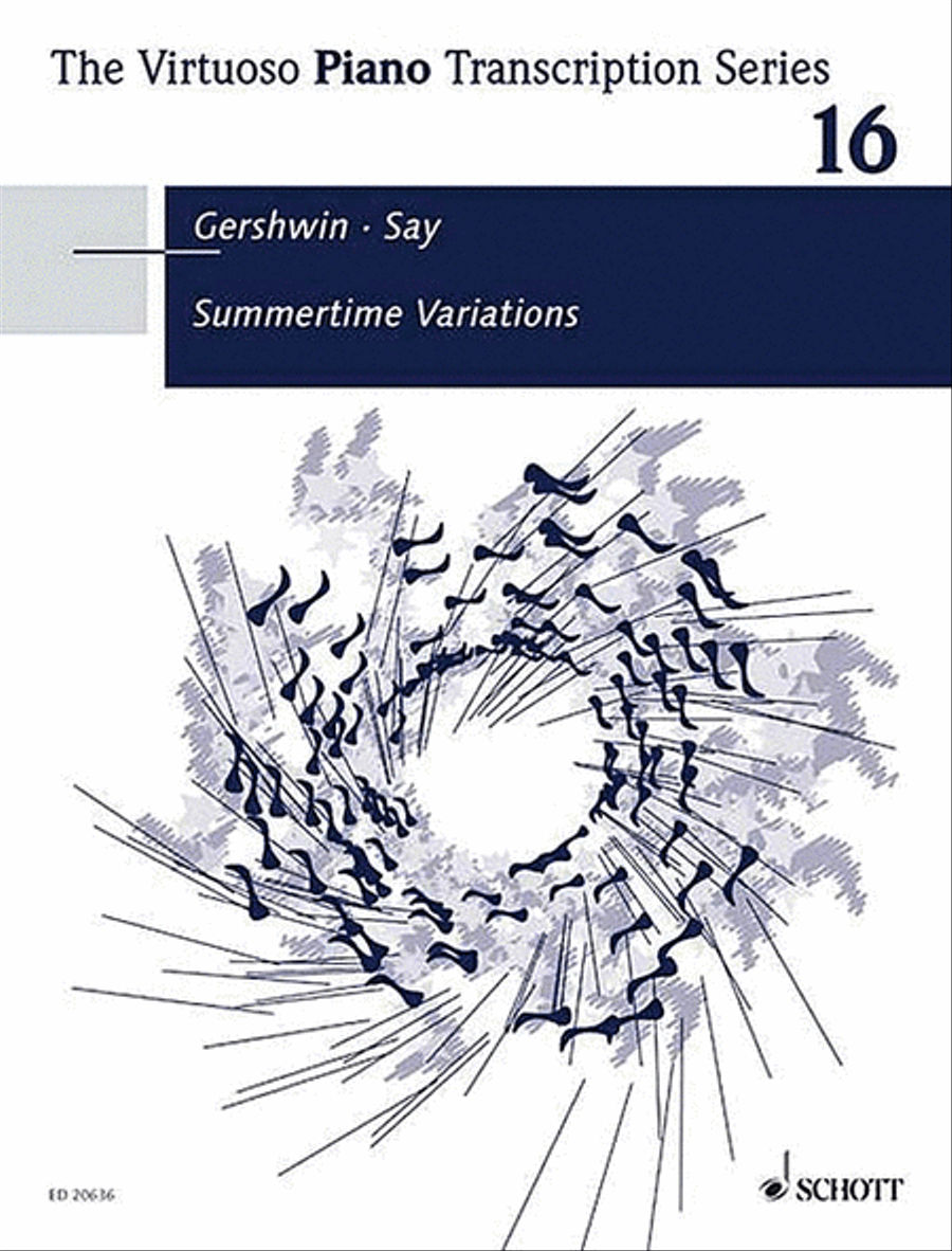 Summertime Variations by George Gershwin Piano Solo - Sheet Music
