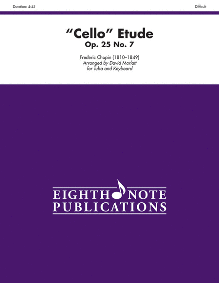 Cello Etude, Op. 25, No. 7