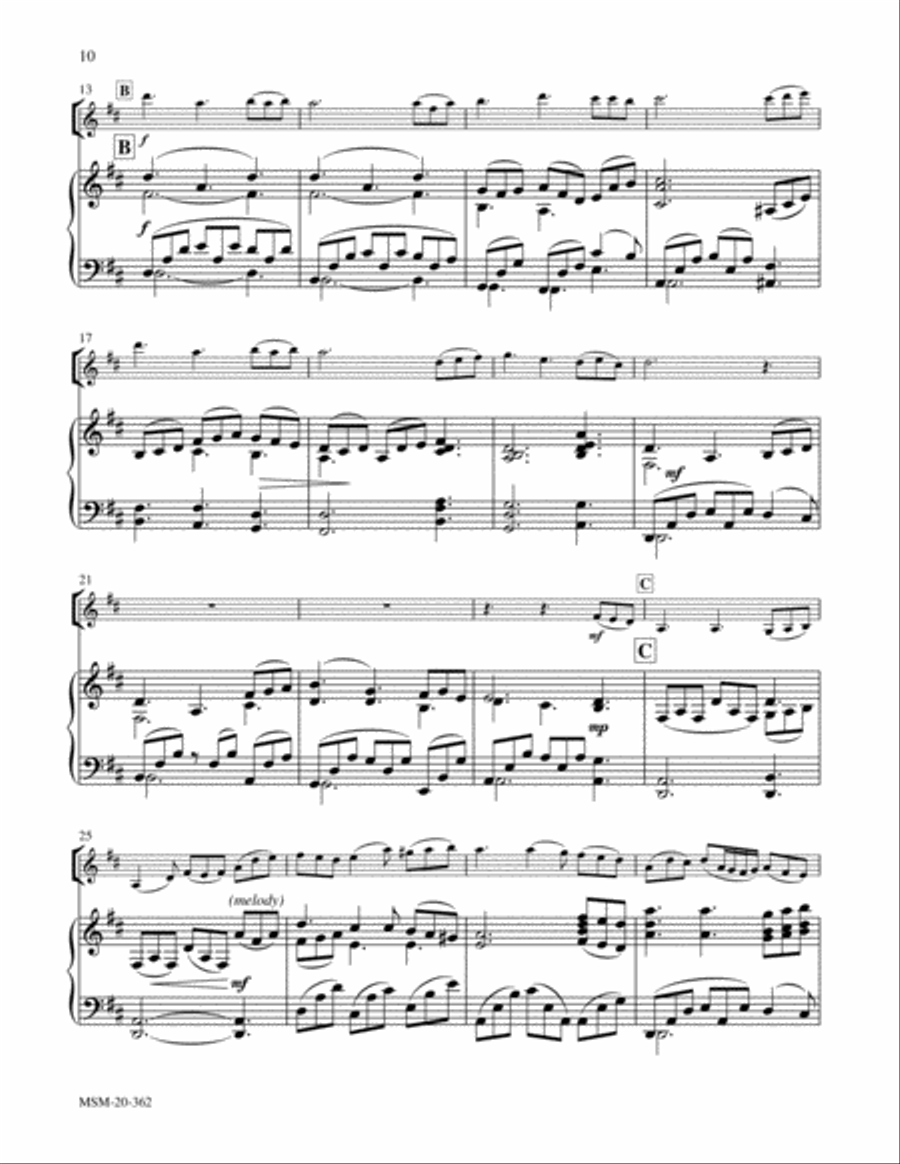 Two Pieces for Violin and Piano Violin Solo scores gallery preview page 5
