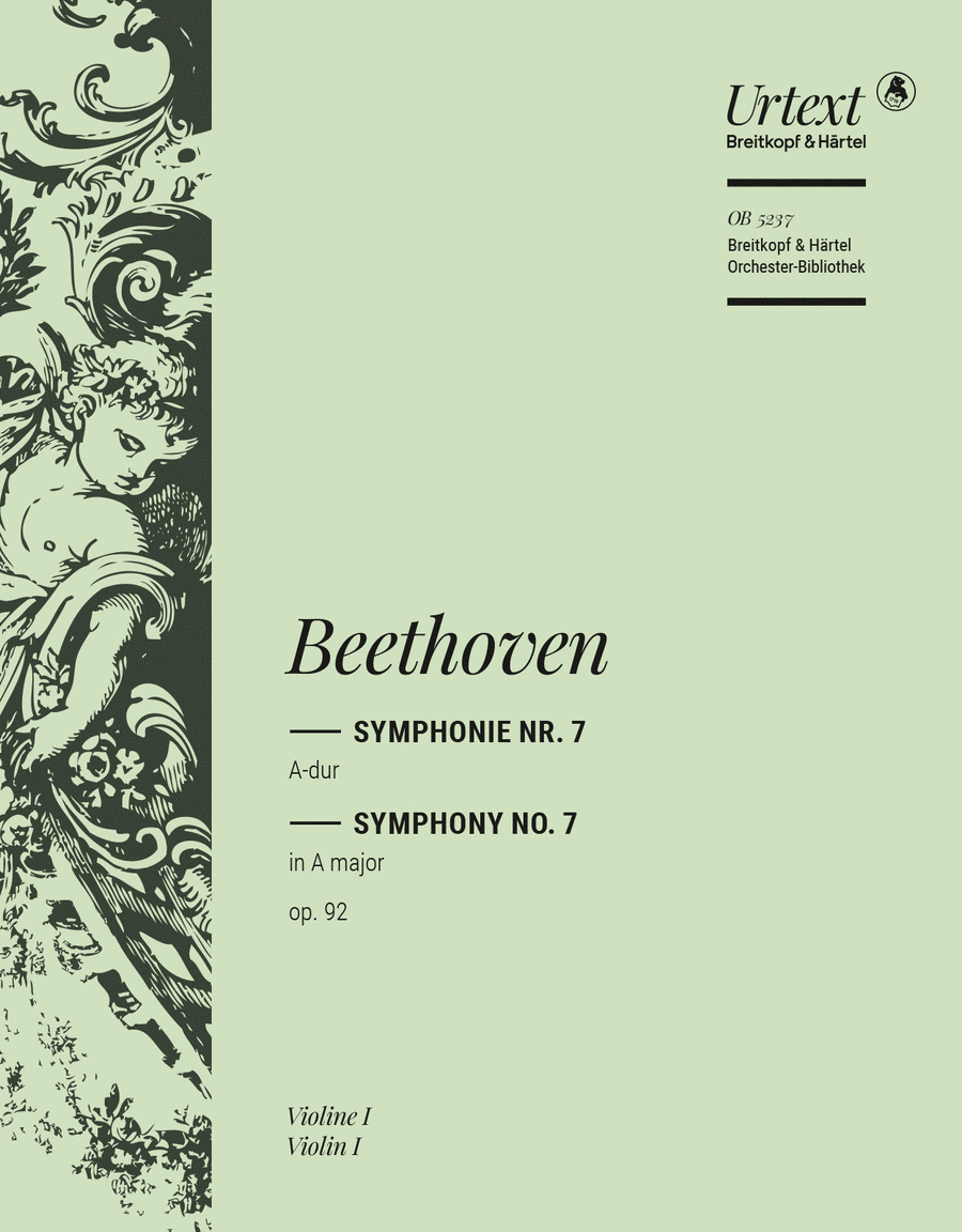Symphony No. 7 in A major Op. 92 Orchestra scores gallery preview page 1