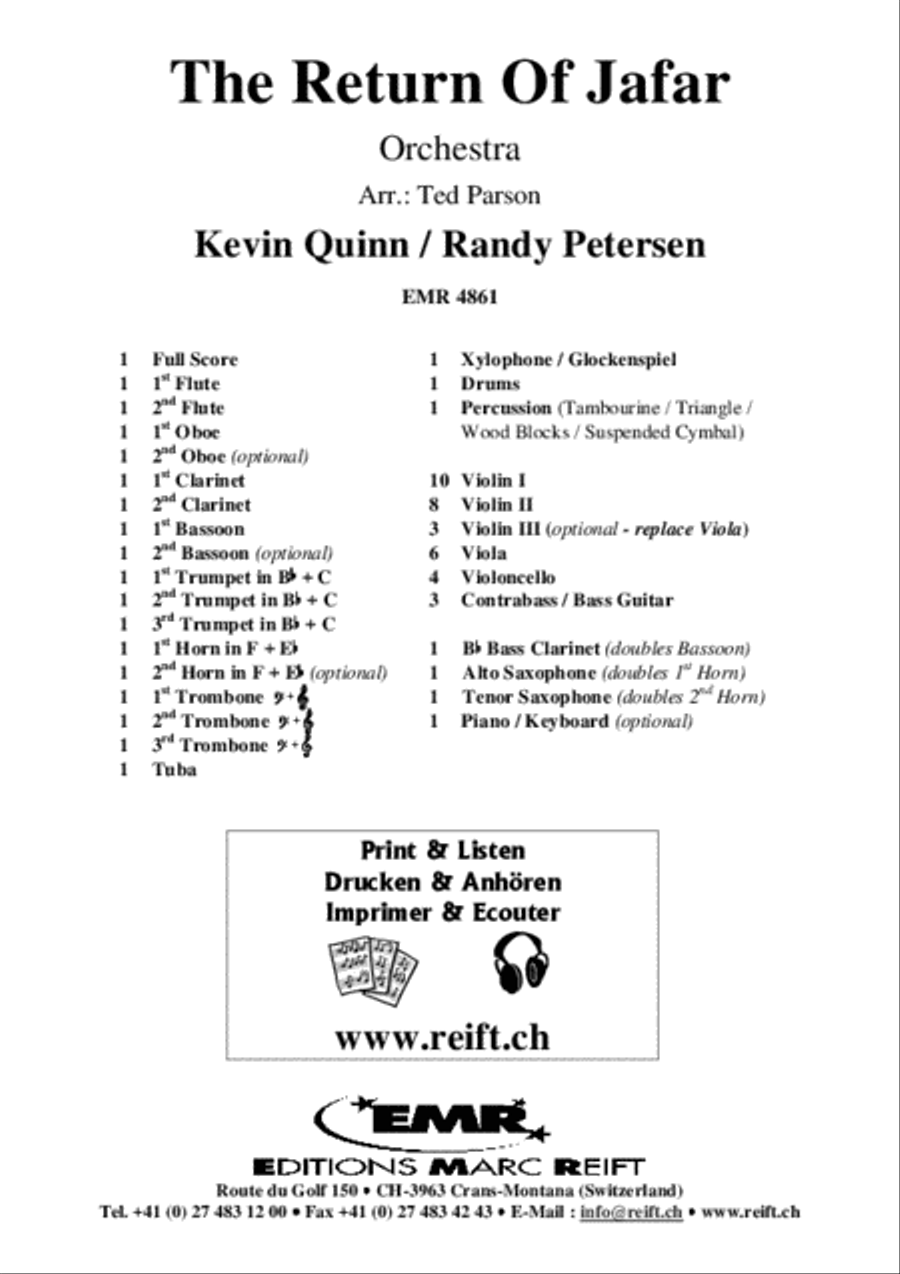 The Return Of Jafar Orchestra scores gallery preview page 2