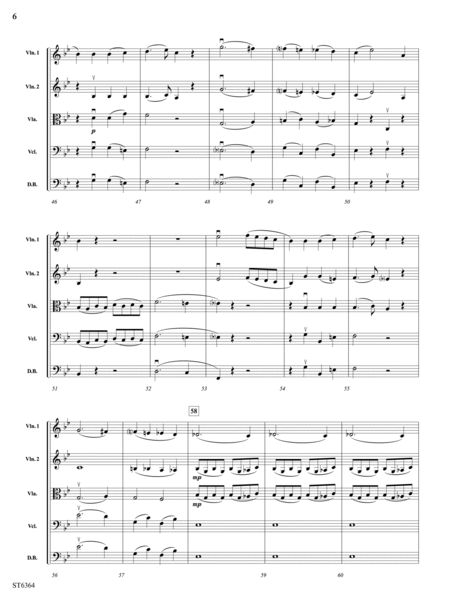 Allegro molto from Symphony No. 40: Score