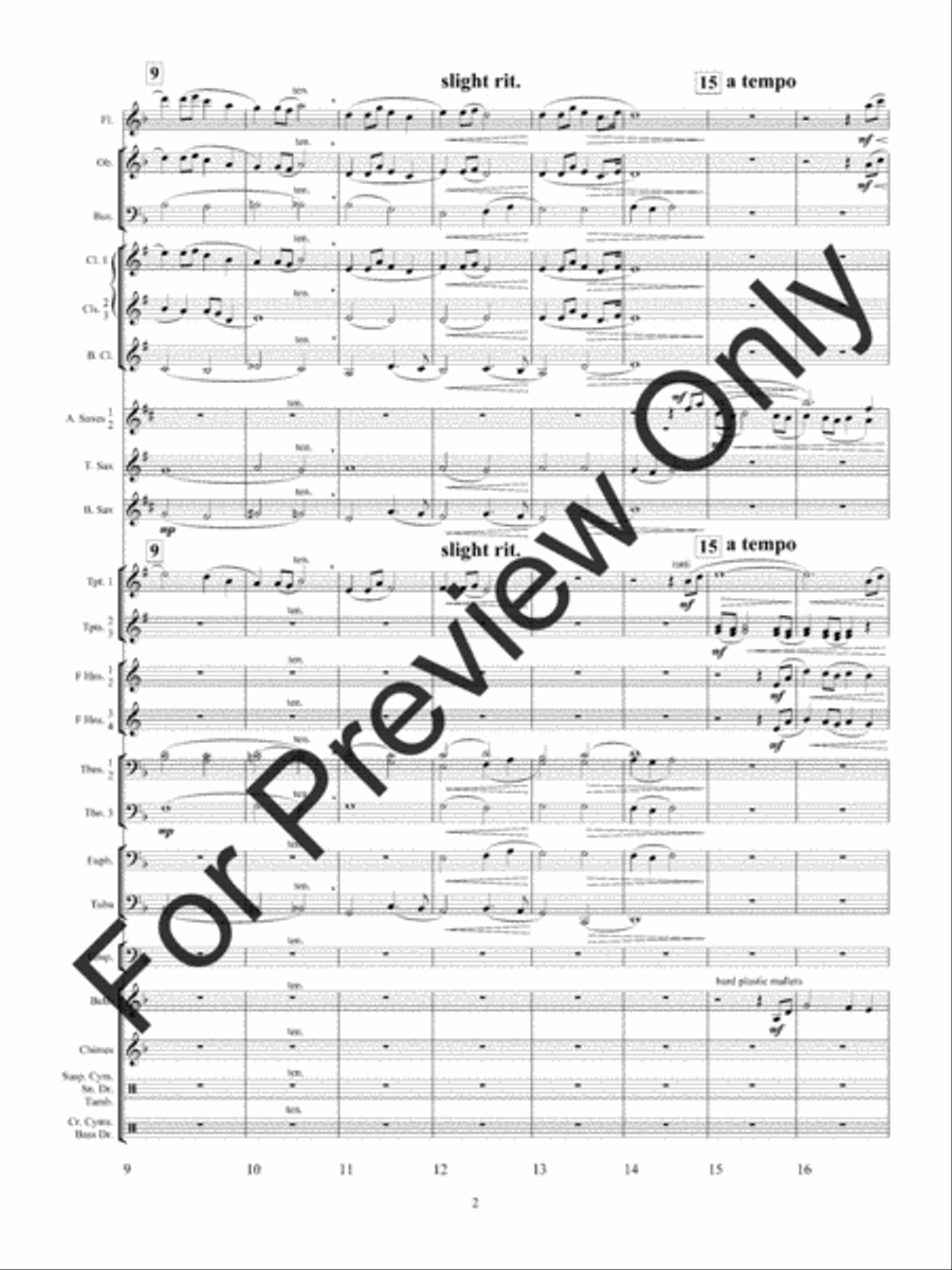 Celtic Song and Celebration Concert Band scores gallery preview page 5