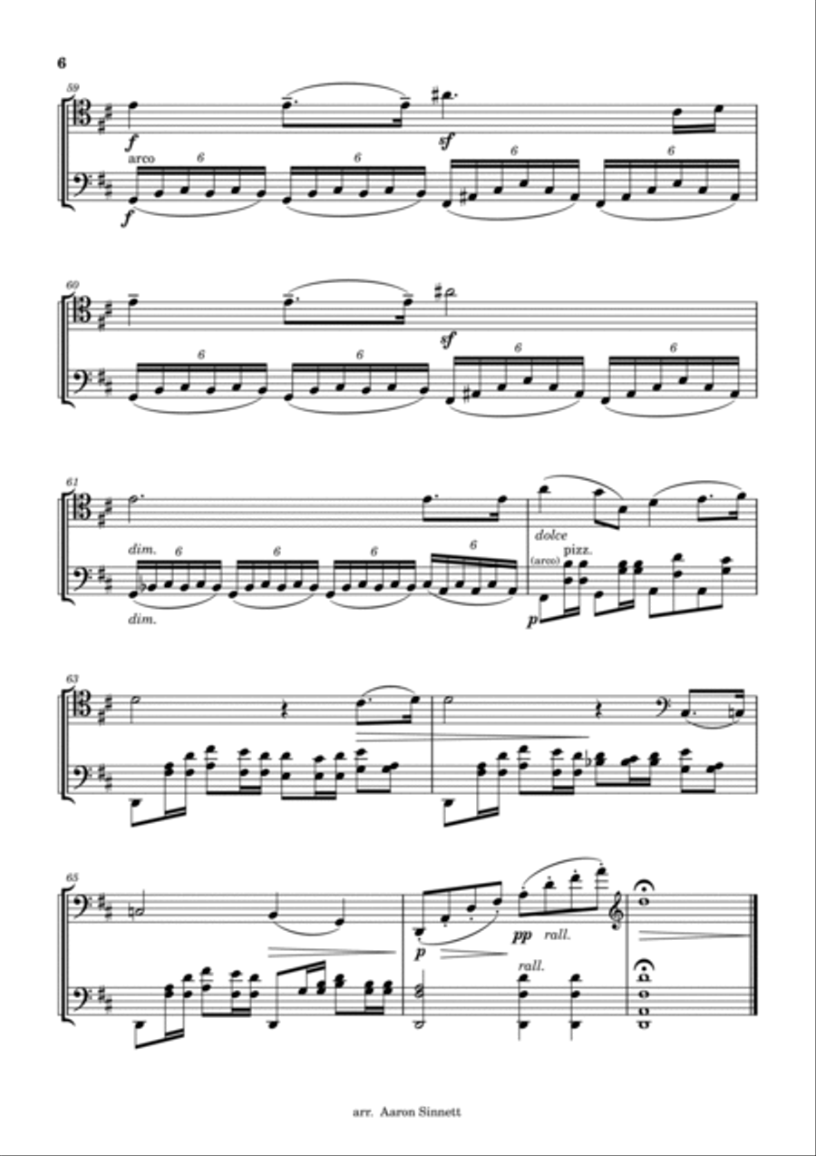 Lied Ohne Worte (Song Without Words) String Duet scores gallery preview page 6