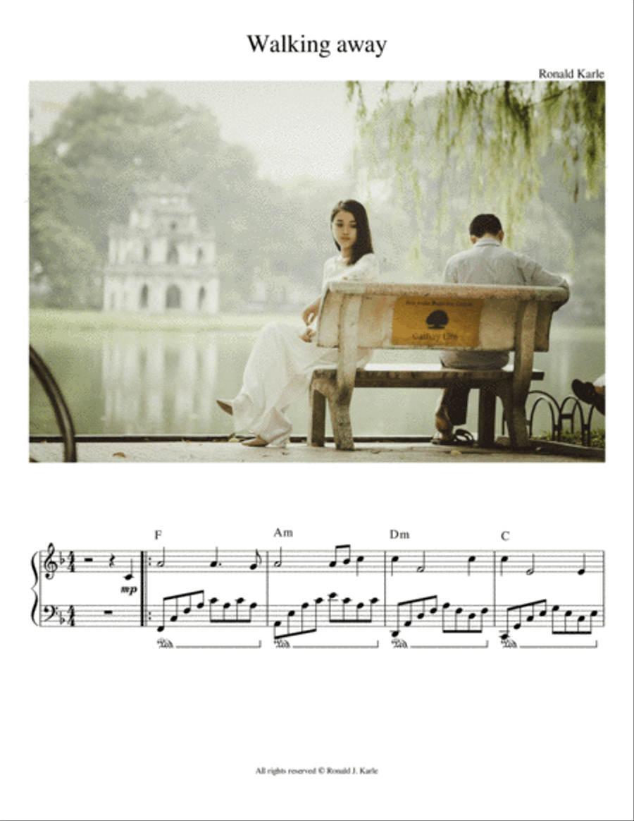 Walking Away Walking Away Electric Guitar scores gallery preview page 1