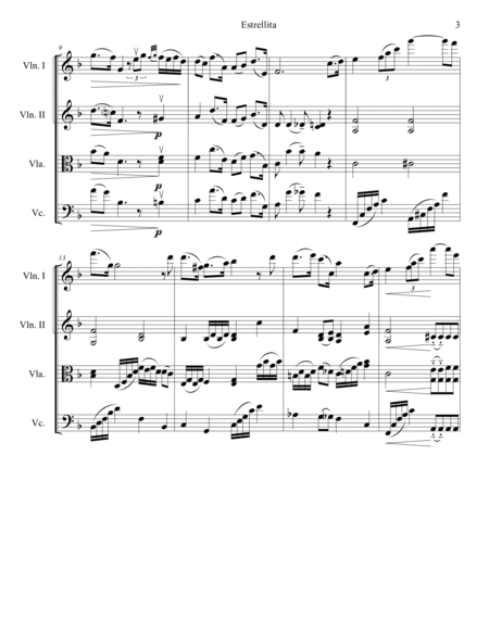 Estrellita (Little Star) SCORE and PARTS image number null