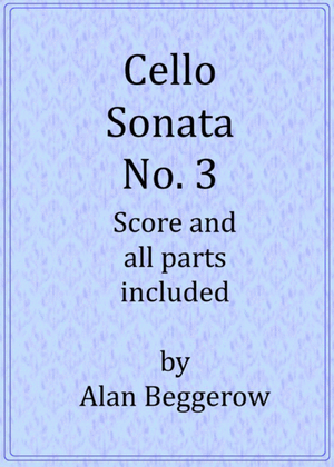 Cello Sonata No. 3