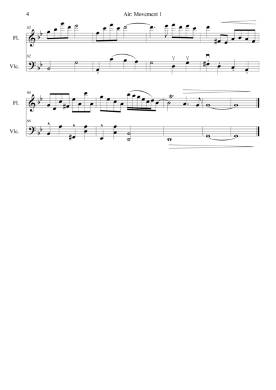 Elements: Suite for Flute and Cello Flute scores gallery preview page 5