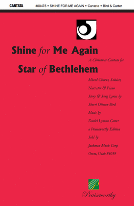Book cover for Shine For Me Again, Star of Bethlehem - Cantata
