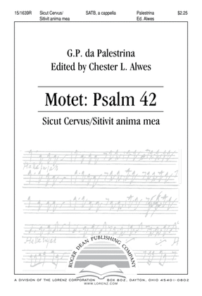 Book cover for Motet Psalm 42