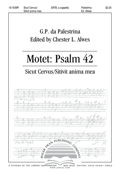 Motet Psalm 42 image number null