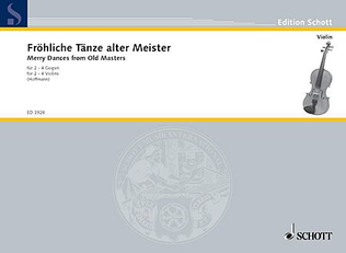 Book cover for Frohliche Tanze alter Meister