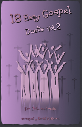 Book cover for 18 Easy Gospel Duets Vol.2 for Flute and Viola