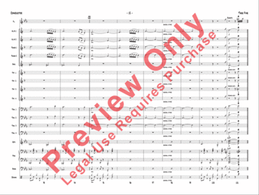 Take Five Jazz Ensemble scores gallery preview page 16