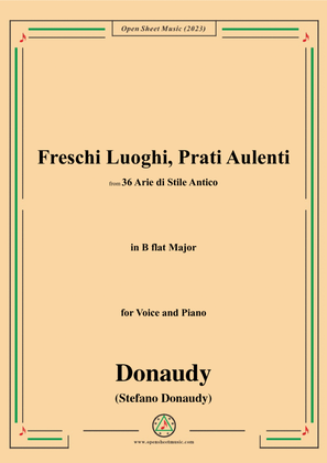 Donaudy-Freschi Luoghi,Prati Aulenti,in B flat Major