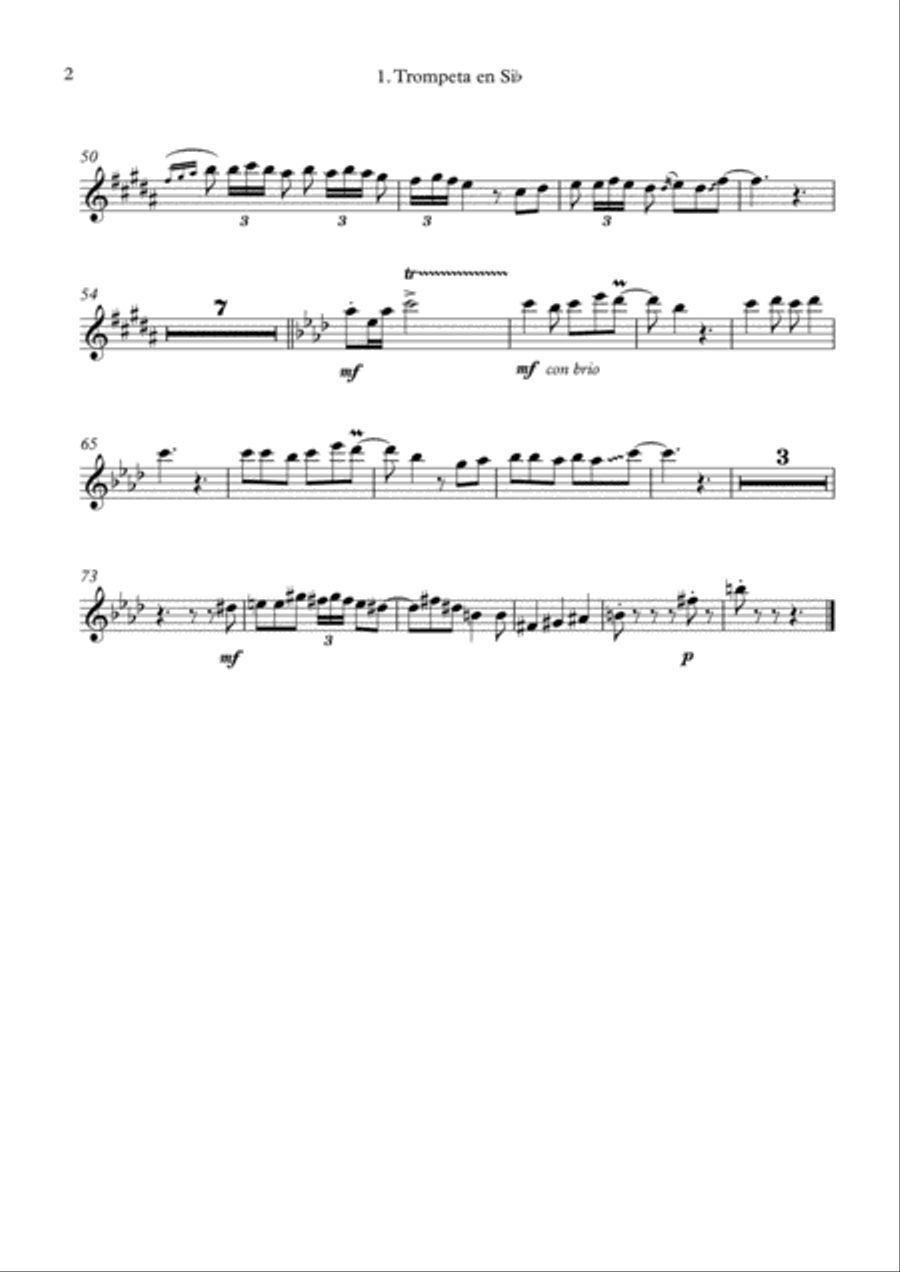 SURQUILLO for brass octet Brass Ensemble scores gallery preview page 4