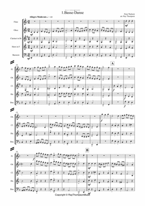 Peter Warlock: Capriol Suite (Complete) - wind quintet