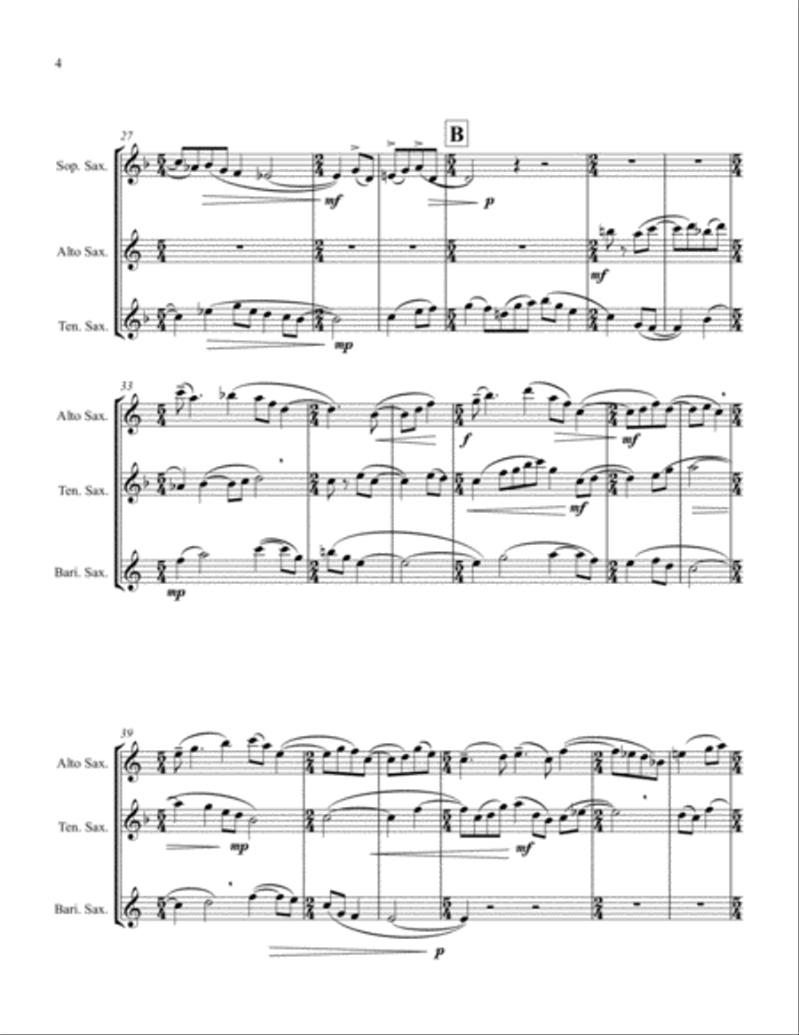 Reflections Woodwind Quintet scores gallery preview page 4