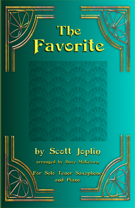 Book cover for The Favorite for solo Tenor Saxophone and Piano
