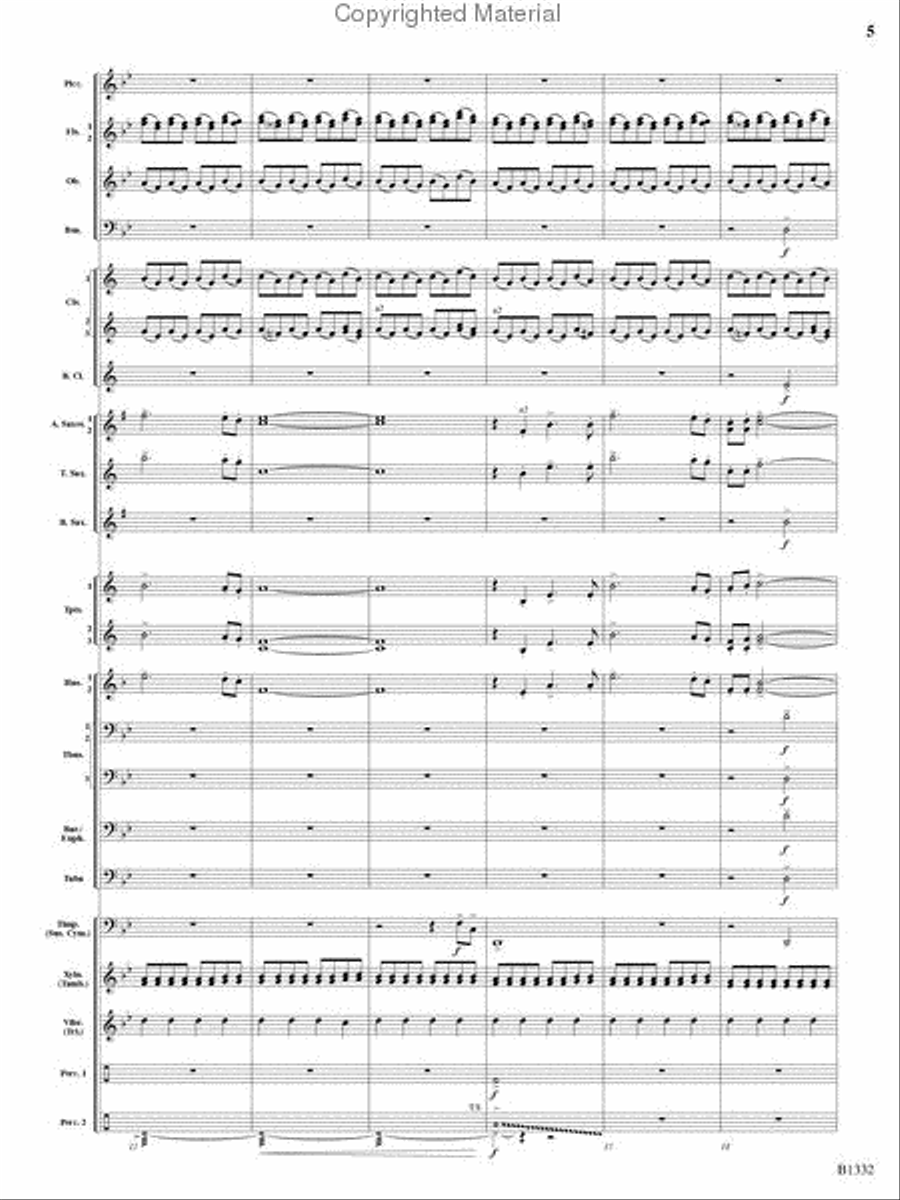 Thunderscape Concert Band scores gallery preview page 6