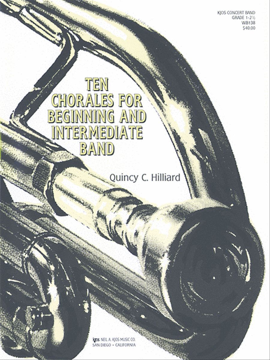 Ten Chorales For Beginning/Intermediate Band - Score Concert Band scores gallery preview page 1