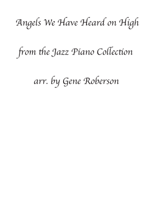 Book cover for Angels We Have heard on High Jazz Piano Collection