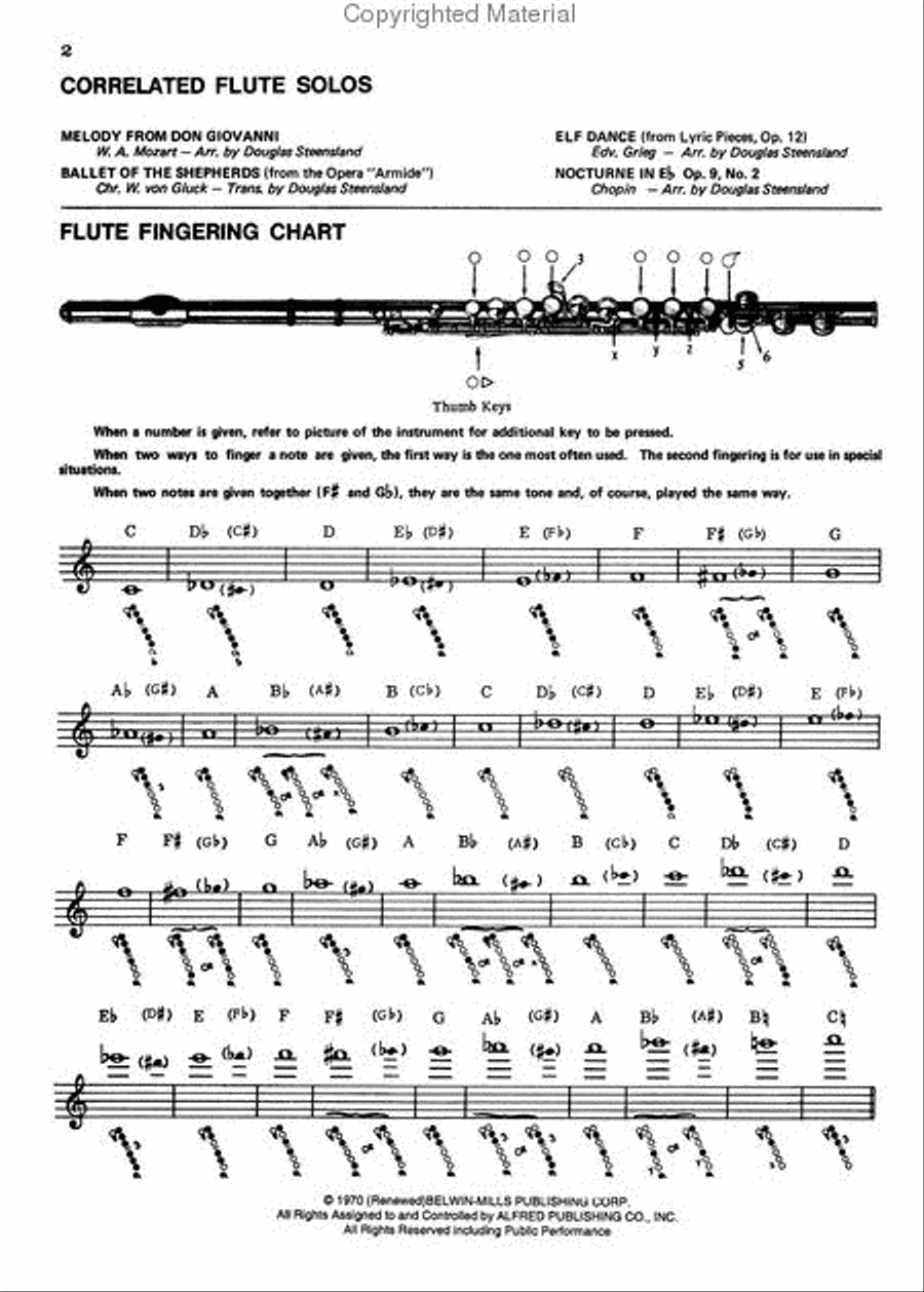 Student Instrumental Course Flute Student Flute scores gallery preview page 2