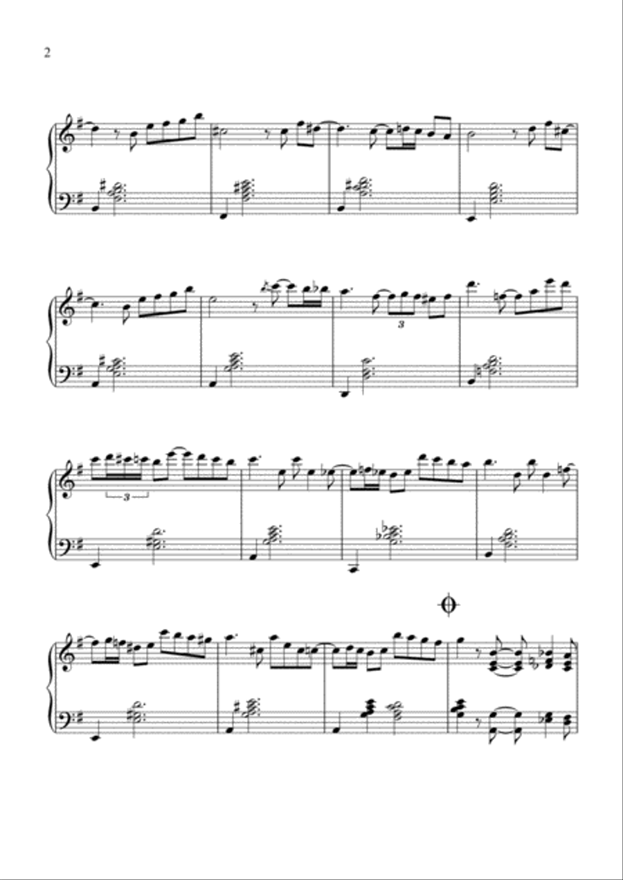 The Shadow Of Your Smile Piano Solo scores gallery preview page 3