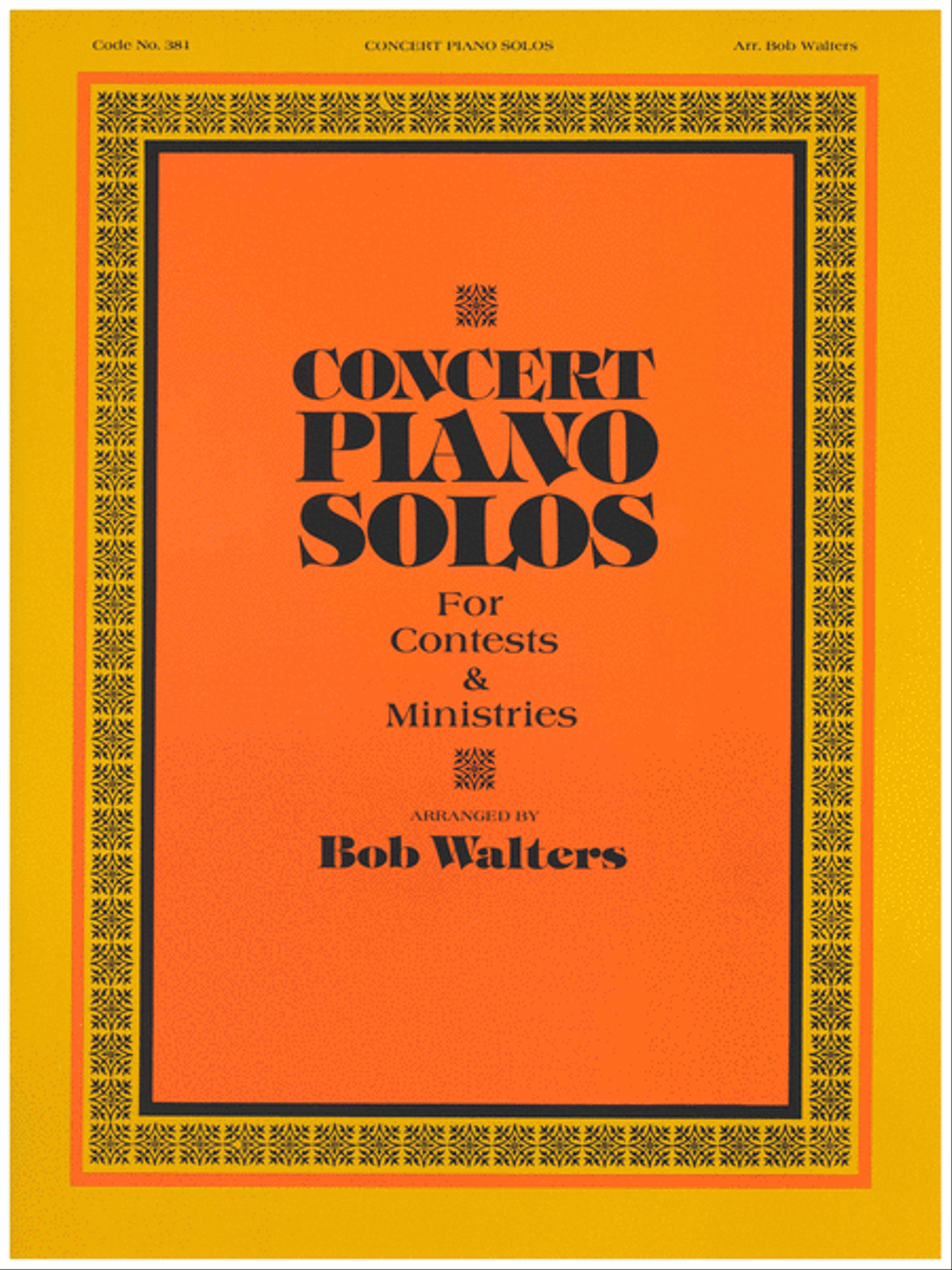 Book cover for Concert Piano Solos